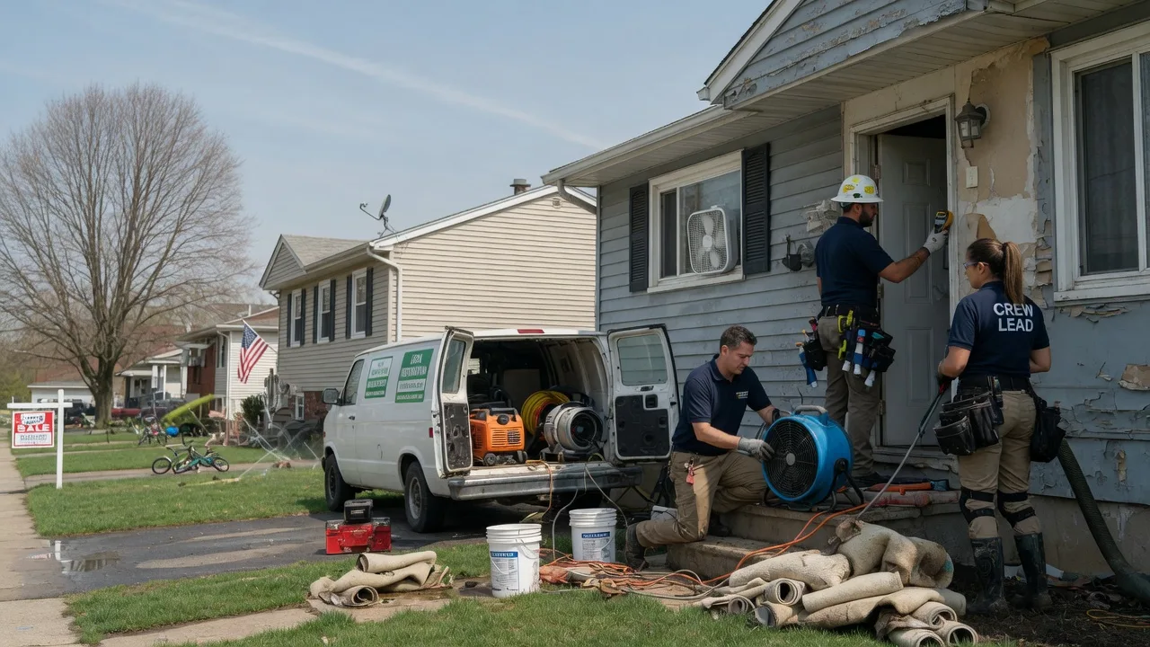 Flood Cleanup in Greentown, OH near me